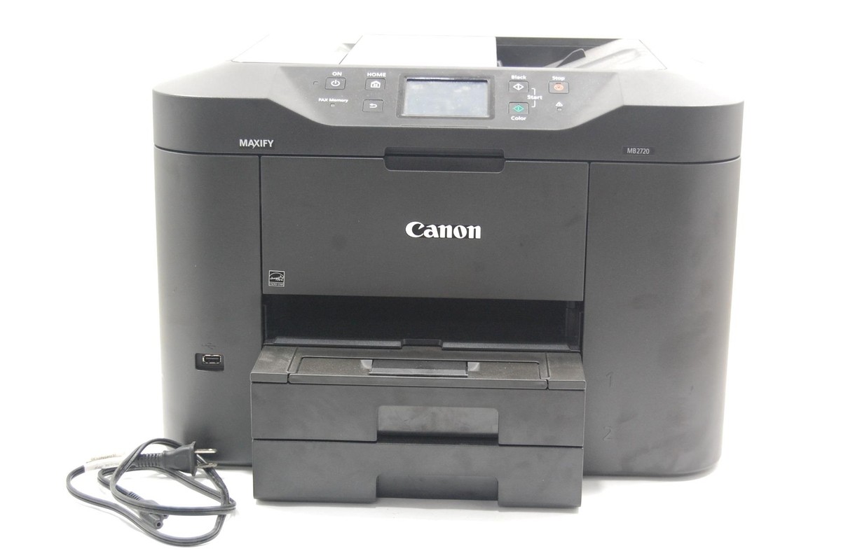 Barely Used Canon MAXIFY MB2720 USB Wireless Color Inkjet Scanner Fax Copier