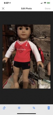 american girl doll volleyball outfit