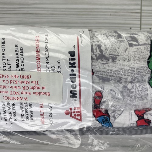 Pedi-Wrap 405 XL PLUS Immobilizzatore Braccio Bambino - NUOVO - Medi-Kid MARVEL PRINT - Foto 4 di 6