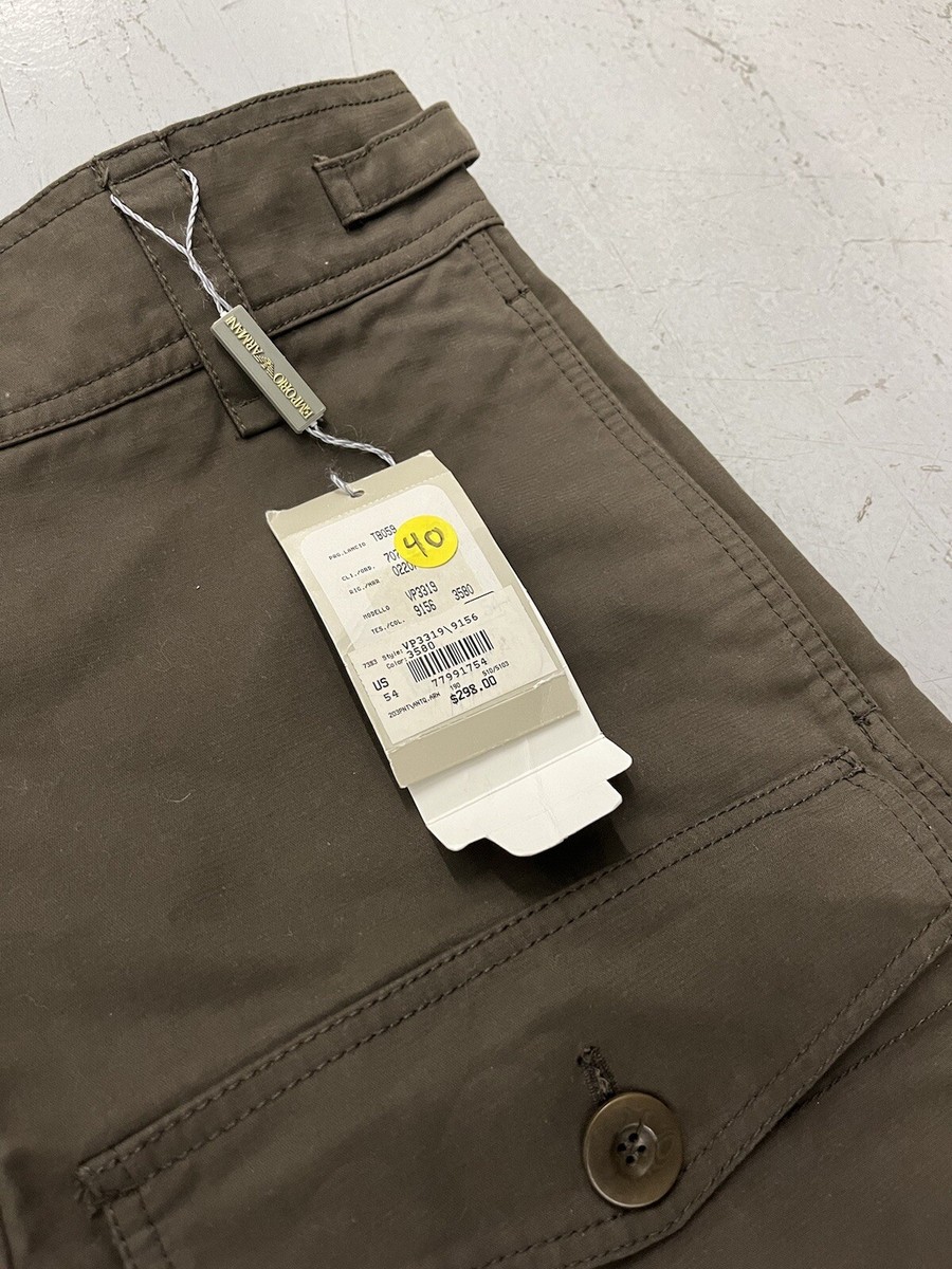 Vintage Emporio Armani Trousers Mens 40 90s Military Pant