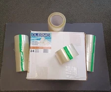 Olermo BOPP Clear Adhesive Tape || 72mm x 110 Yards (Pack of 1152 Tapes)