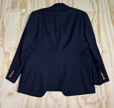 Ralph Lauren Blazer Jacket Navy Blue Men 42R The Iconic 100% Wool