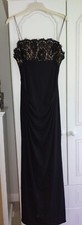Black Sequined Dress size 14 new with tags