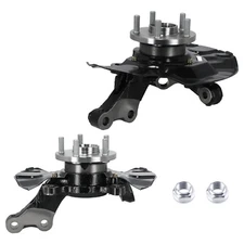 2x Front Steering Knuckle&Wheel Hub Bearing Assembly for Toyota Corolla 03-2008