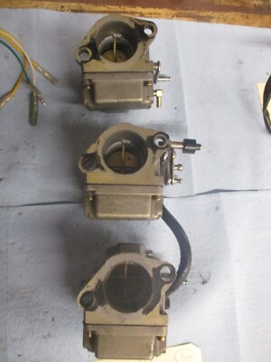 MERCURY OUTBOARD 90 HP 1992 CARBURETORS WME 19-1, 2, 3, 3301-813773-C (S59)