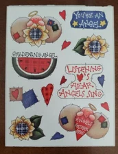 Provo Craft ANGELS GATHER HERE scrapbooking stickers by Fayette Skinner