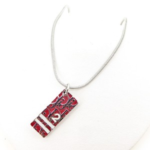 silver dior necklace