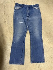 Vintage Rustler Blue Jeans 60s 70s 80s Mens size 36x30