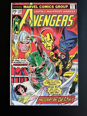 Avengers #139 - Whirlwind Appearance (Marvel, 1975) VF-