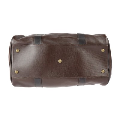 Louis Vuitton Utah Carryall Cafe Dark Brown Travel Bag Leather  