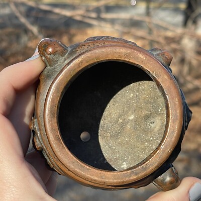Antique Victorian Bronze Jennings Bros Censor Incense Burner