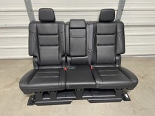 2011-2024 Dodge Durango Rear 2nd Second Row Seat Seats Black Leather Hot Rod