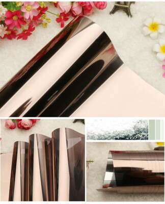 Bronze Window Tint Solar Tint Film 88%Heat Rejection One Way Vision Privacy Film