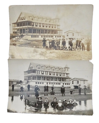 pOSTCARD ANTIQUE RPPC DR. SMITHS SANITARIUM EGG HARBOR POSTED VICTORIAN neocurio