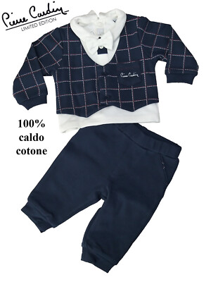 PIERRE CARDIN LIMITED Edition Completo neonato 100% cotone