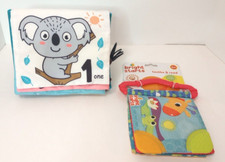 2 Soft Baby Books - Bright Starts NWT  AIDINAI   Numbers w mirror