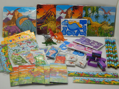 Dinosaurier Partytasche Spielzeug! X 50 gemischte Spielzeuge! Geburtstag Hochzeit Gastgeschenke Leckereien Preis!