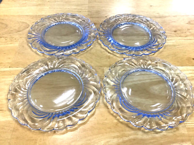 Cambridge Caprice by Moser Blue Cup Plates Limited Production READ FULL DESCRIPT