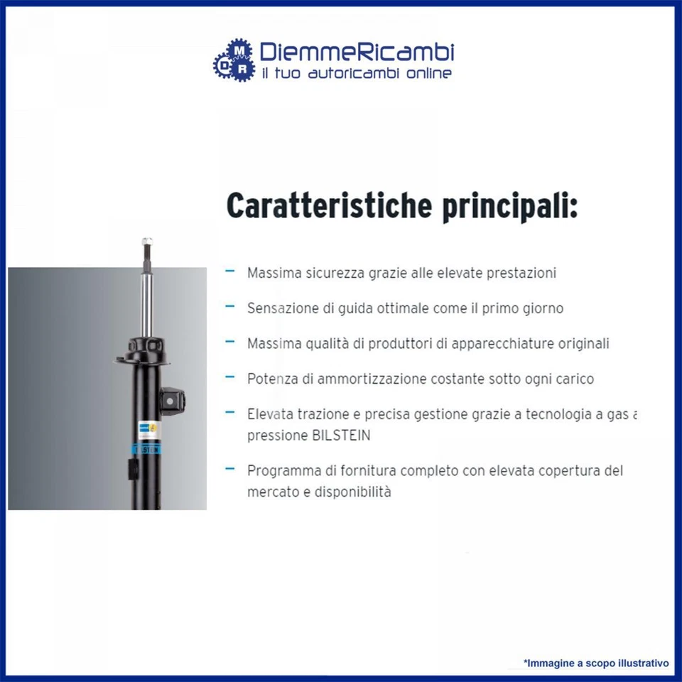 Kit 4 Amortiguadores Ant + Post Bilstein Alfa Romeo 156 / 156 Sw 97>06 | Gt 03-> - Imagen 4 de 4