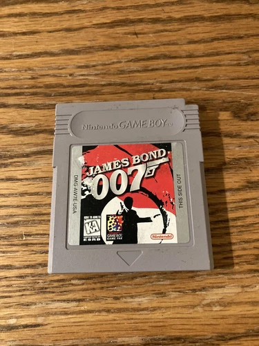 Nintendo Game Boy Vintage James Bond 007 Original Authentic Cartridge Only Used