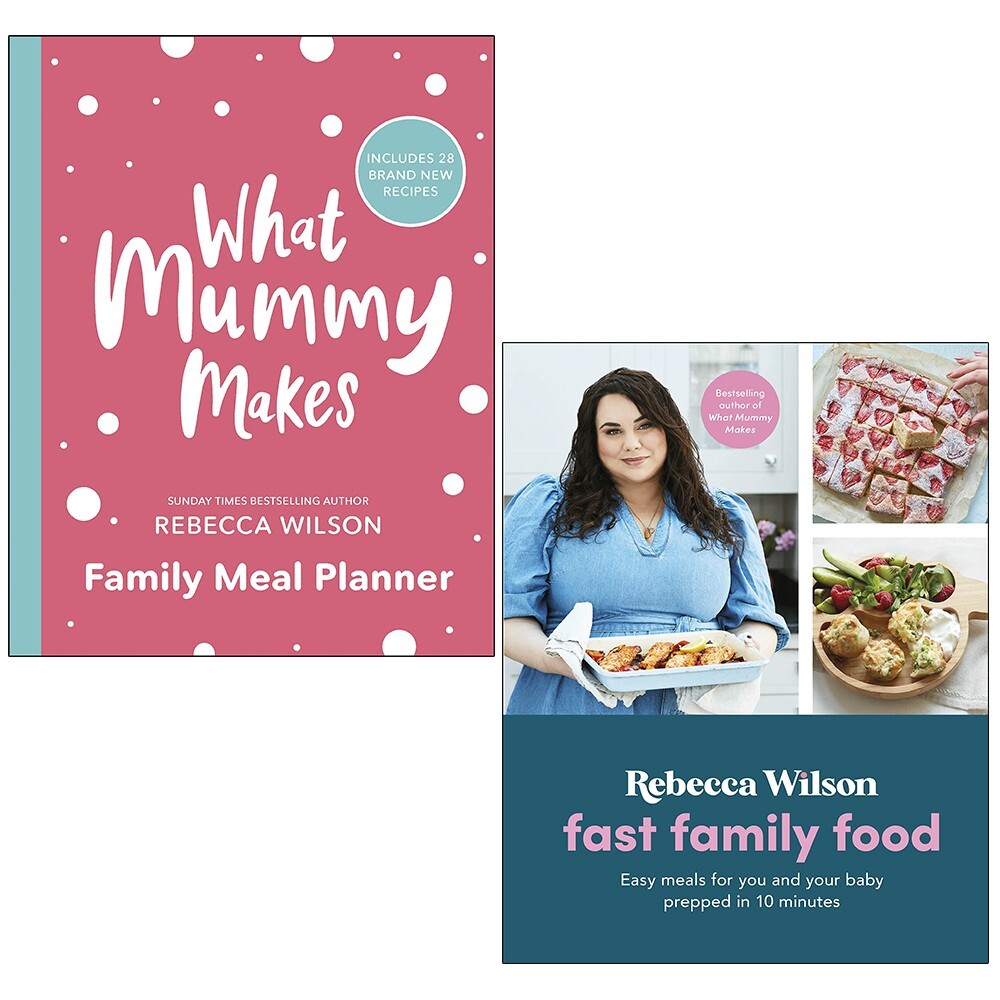 Rebecca Wilson 2 Books Collection Set [What Mummy Makes | Fast Family Food] NEW