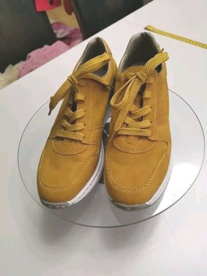 Rieker Sneaker Schnürer curry honig Gr. 37 