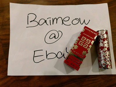 NEW Givenchy Le Rouge Chinese Lunar New Year Lipstick 325 Rouge Fetiche