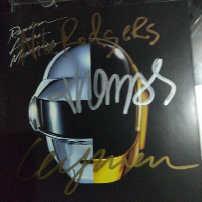 サイン入り　ナイル　Nile CD Grail SIGNED Daft Punk - Random Access Memories CD autographed