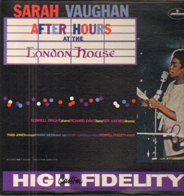 Sarah Vaughan After Hours At The London House INCL. INSERT Mercury Vinyl LP