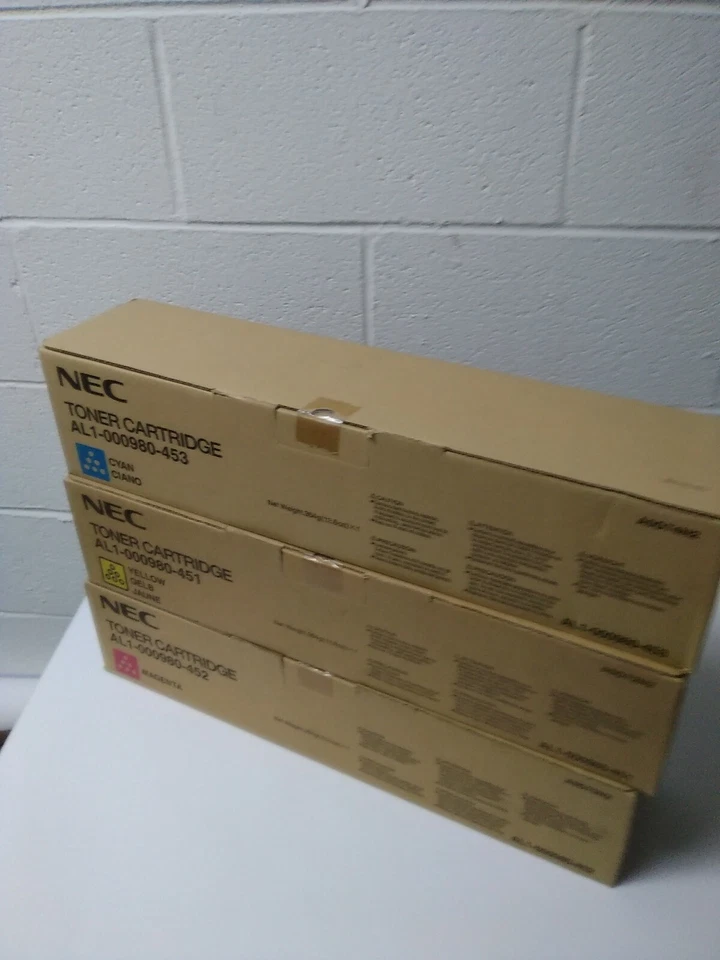 Genuine NEC Color Toners Yellow,Cyan,Magenta for use in VIVIDOFFICE2020 - Image 3 of 3