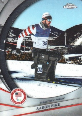 2026 Topps Chrome U.S. Olympic and Paralympic Team Hopefuls #137 Aaron Pike
