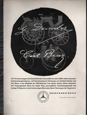 Mercedes Werbeanzeige Werbung Mercedes "Daimler und Benz" NG