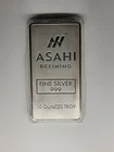 10oz Troy Fine Silver Bar 999 ASAHI