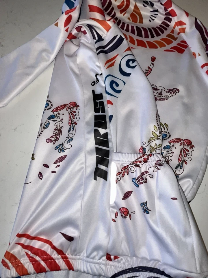 Paladin Cycling Jersey Womens XL  Long Sleeve Thrust Girly - Image 2 of 4