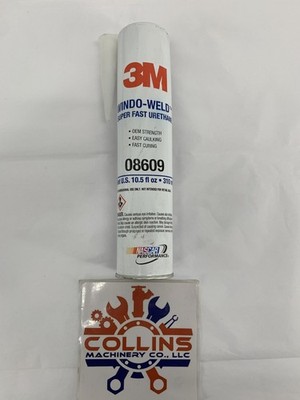 3M 08609 Window-Weld Super Fast Urethane Windshield Adhesive 10.5 fl oz ...