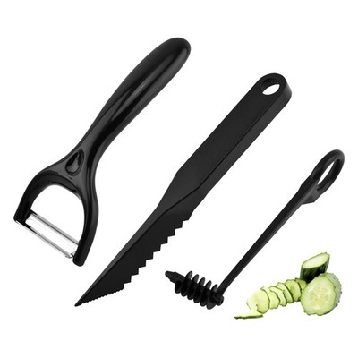 Kitchen Spiral And V-Shaped Tool,Potato Cucumber Spiral Cutter