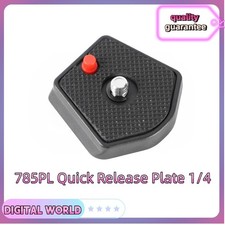 785PL Quick Release Plate 1/4" Screw f Manfrotto MKC3-H02Mh293A3/785 Tripod