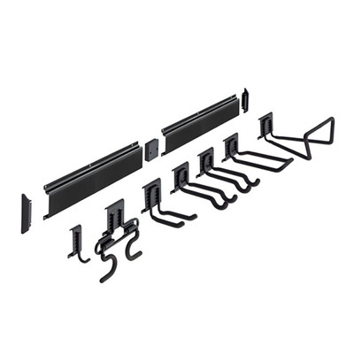9-tlg. Satz Premium Gerätehalter Set Goliat, Hakenset, Garagen haken, Haken SGK