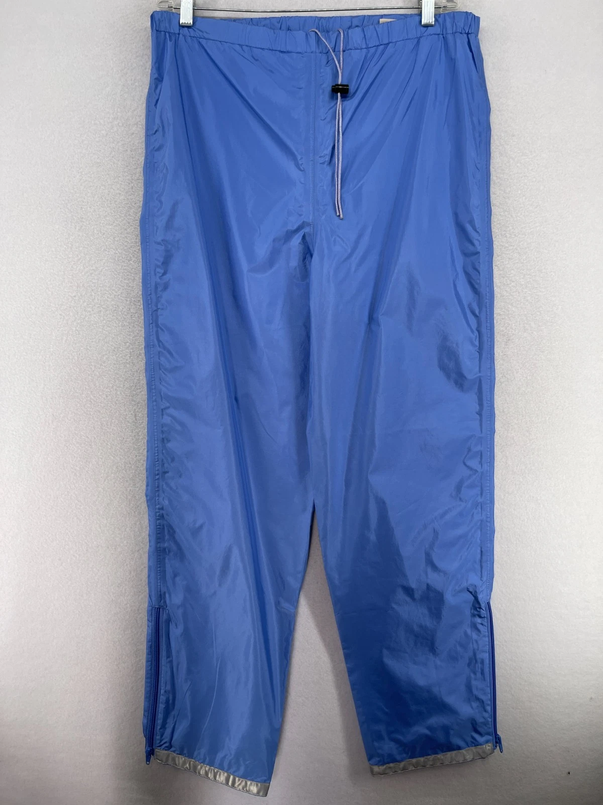 Vintage LL BEAN Pants Mens M Gore-Tex Rain Trail Hiking Camping Nylon HK Blue