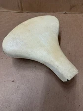 Vintage Mens Bicycle Seat White Lobdell Middleweight Sears Murray Monark & Used