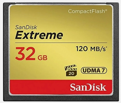 Fast free ship! SanDisk Extreme 32GB CompactFlash Card 120MB/s High Speed UDMA 7