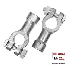 2 Pcs Car Battery Connectors Heavy Duty Top Post To Side Post Battery