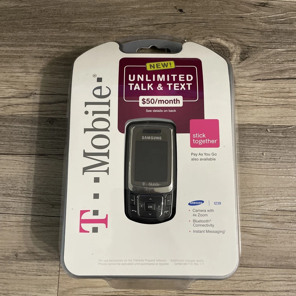 Samsung SGH-T239 ( T-Mobile ) Cellular Slider Phone NEW SEALED Box - Image 2 of 4