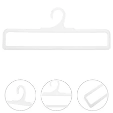 10 Pcs Blanket and Bath Towel Display Stand Hanging Rack for Clothes Hanger