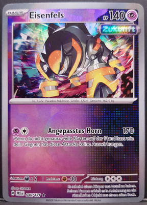 Iron Rock 046/131 Prismatic Evolutions Poké Ball Pokemon Card DE