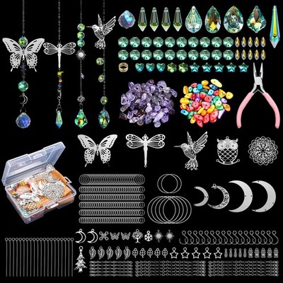 Sun Catcher Kits for Adults 500 Pcs DIY Suncatcher Kits Suncatcher Making Sup...