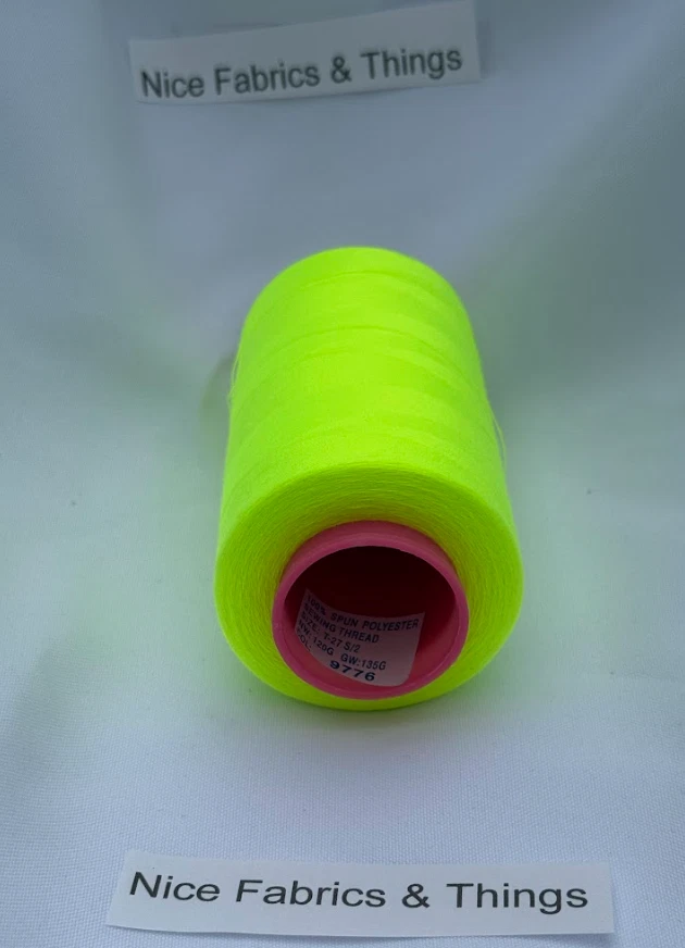50 Spools - Neon Green 9776 Multi Purpose Sewing Thread - Image 3 of 3