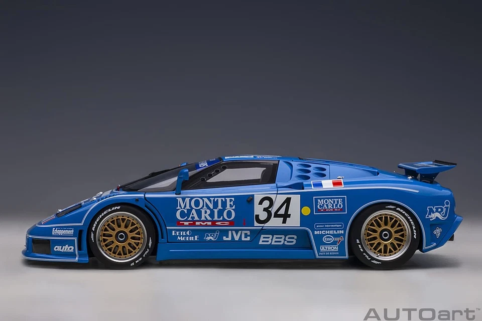 AUTOart 1/18 Bugatti EB110 SS 1994 34 Le Mans 24 Hours Race 89417 one size - Image 3 of 4