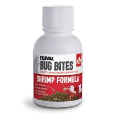 Fluval Bug Bites Fish Food for Shrimp, Granules, 1.06 oz., A6931, Brown