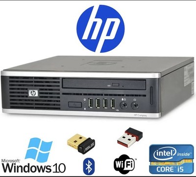 HP Compaq Elite 8300 Ultra Slim Desktop- 8GB - 256GB  SSD - Intel i5 Processor  